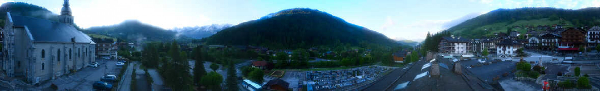 Webcam Le Grand-Bornand - Village - 1000 m