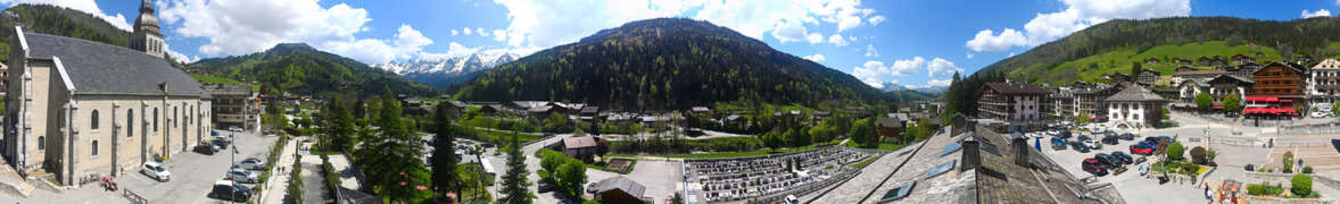 Webcam Le Grand-Bornand - Village - 1000 m